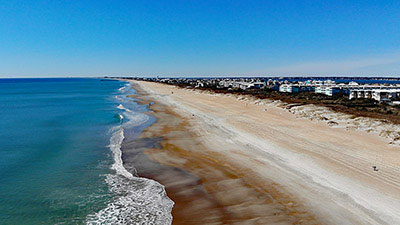 Above Atlantic Beach looking West