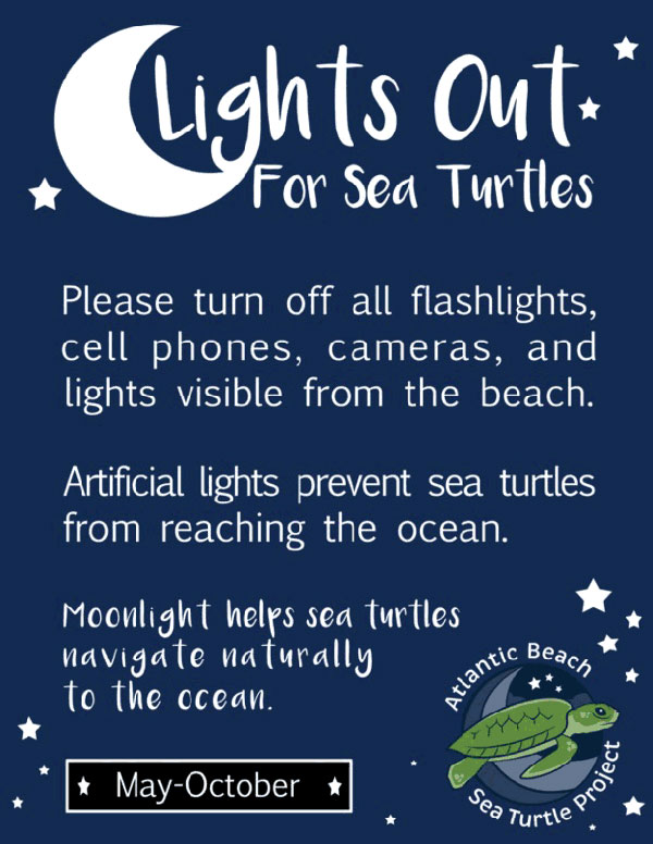 Lights Out
For Sea Turtles